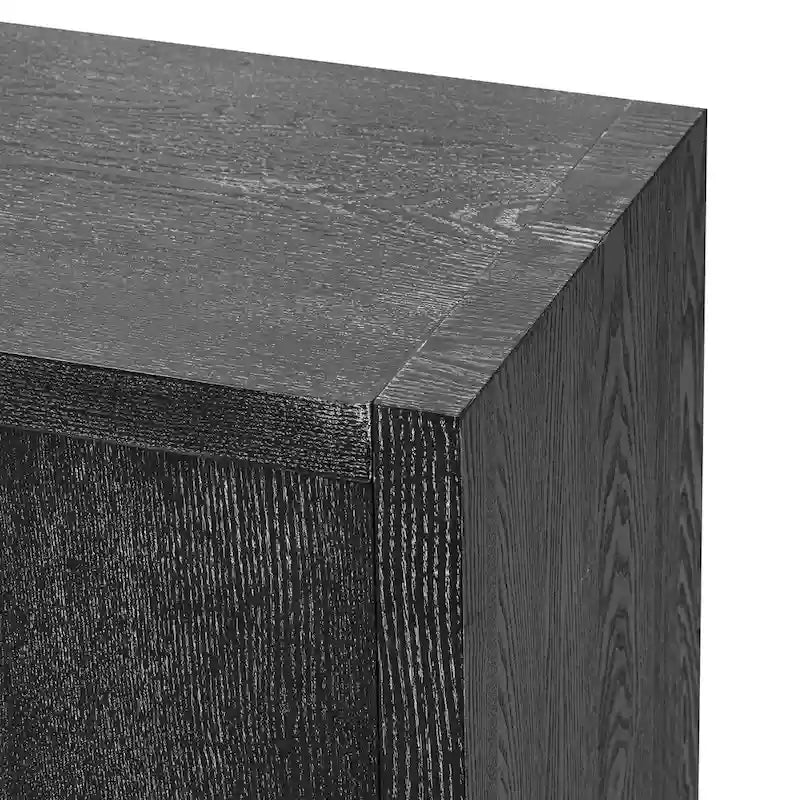 Four-Door Cabinet Sideboard with Ash Veneer for Hallway, Entryway or Living Room