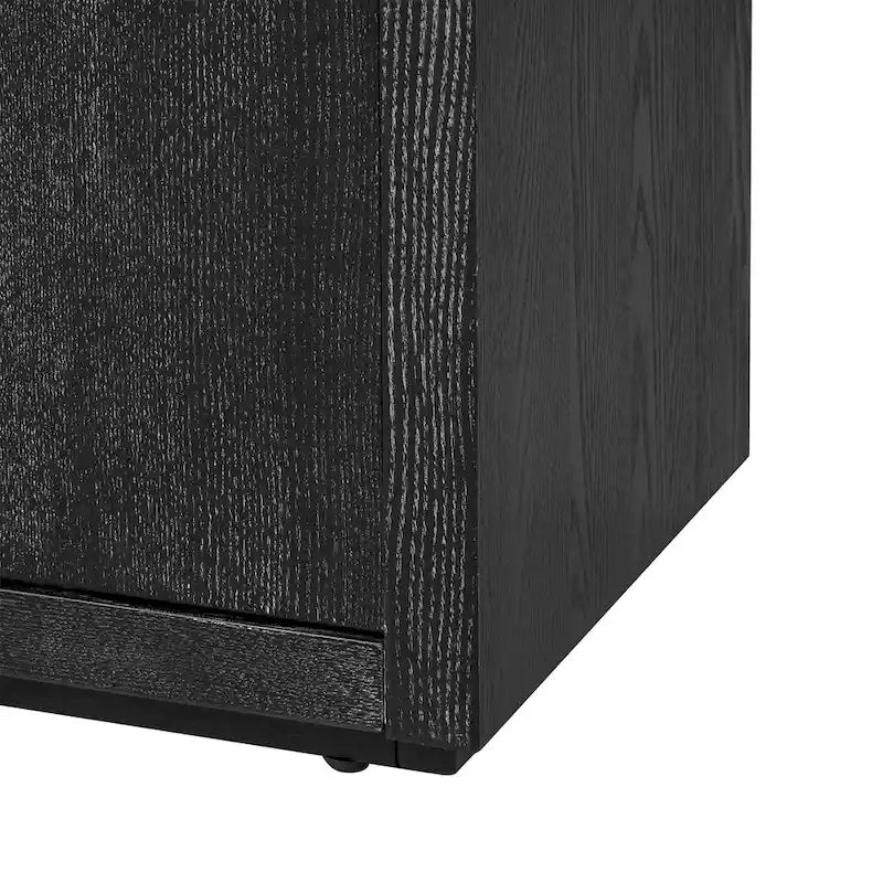 Four-Door Cabinet Sideboard with Ash Veneer for Hallway, Entryway or Living Room