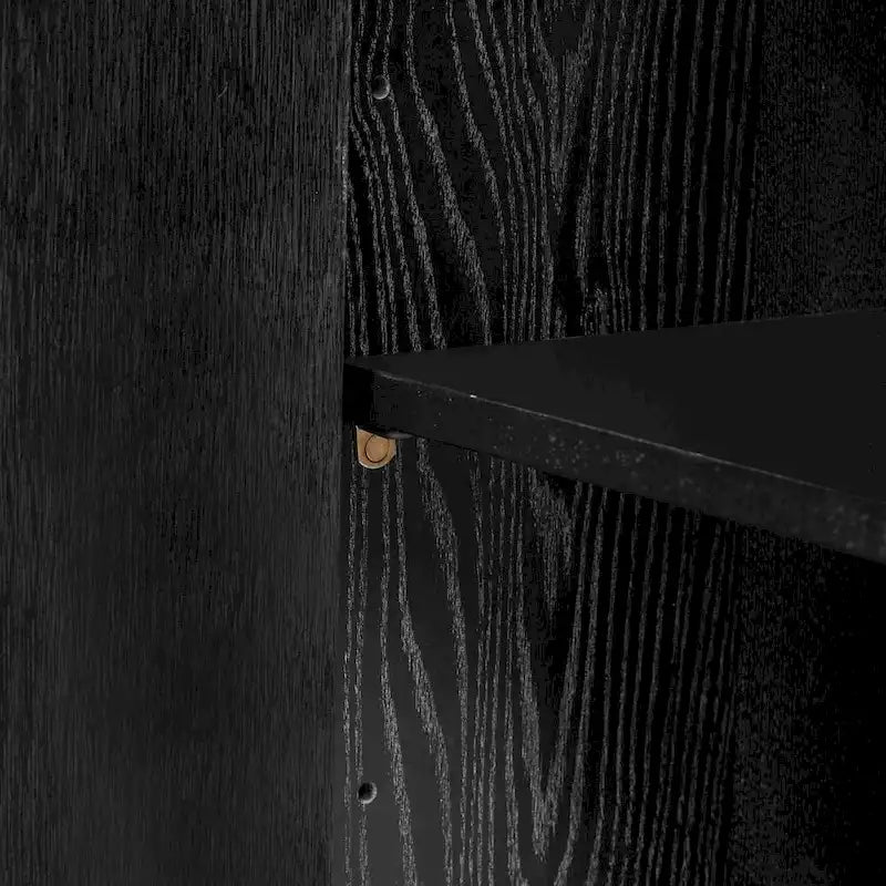 Four-Door Cabinet Sideboard with Ash Veneer for Hallway, Entryway or Living Room