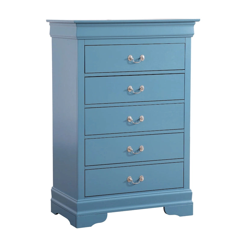 5-Drawer Chest of Drawers, 33L x 18W x 48H