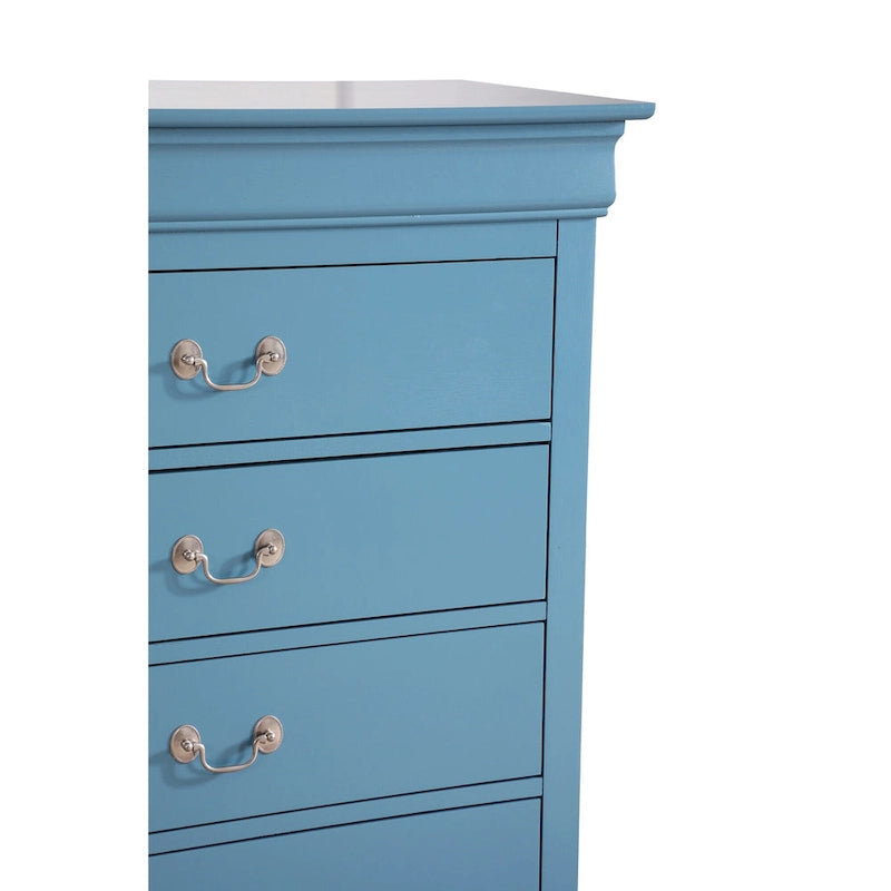 5-Drawer Chest of Drawers, 33L x 18W x 48H