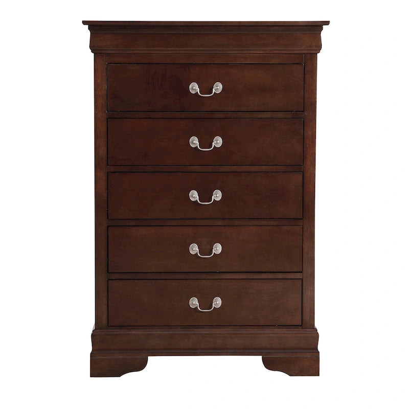 5-Drawer Chest of Drawers, 33L x 18W x 48H