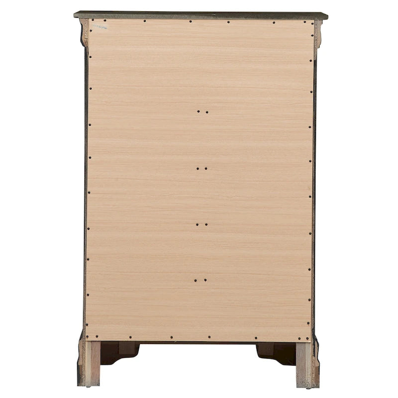 5-Drawer Chest of Drawers, 33L x 18W x 48H