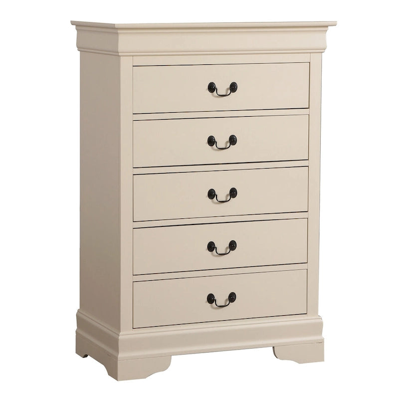 5-Drawer Chest of Drawers, 33L x 18W x 48H