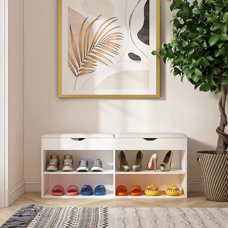 Shoe Bench Storage Bench Shoe Rack Bench Shoe Shelf Storage Cabinet