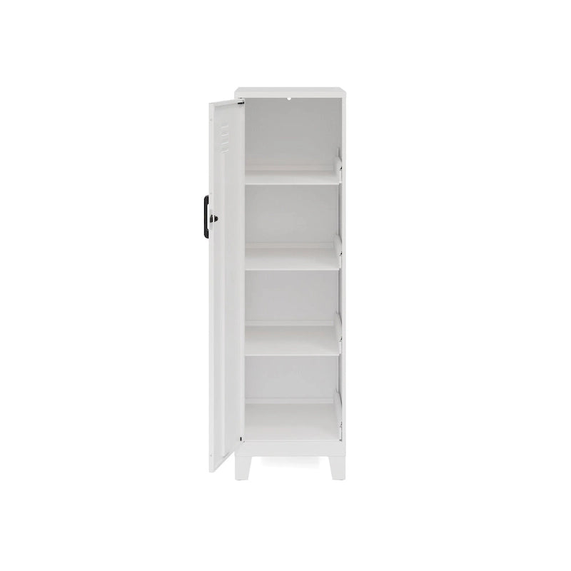 53.38H 4 Shelf Vented Door Storage Locker Cabinet