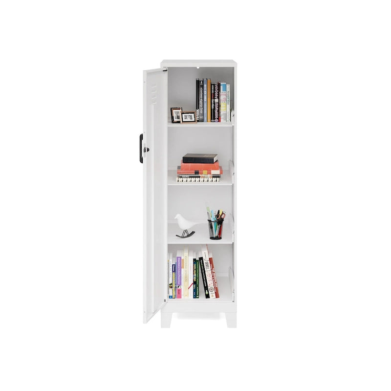53.38H 4 Shelf Vented Door Storage Locker Cabinet