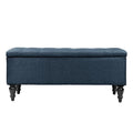 38-Inch Fabric Upholstered Tufted Storage Bench