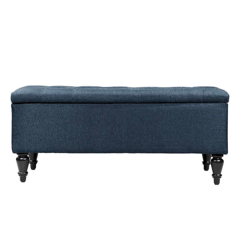 38-Inch Fabric Upholstered Tufted Storage Bench