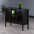 Buffet Cabinet in Coffee, 46W x 15.75D x 33.6H