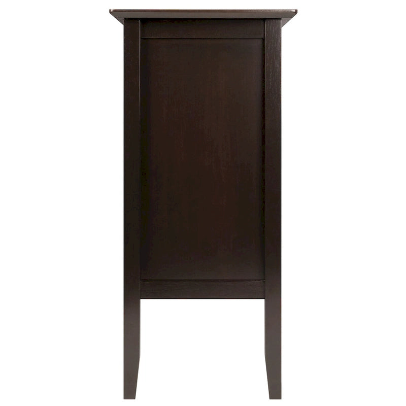 Buffet Cabinet in Coffee, 46W x 15.75D x 33.6H
