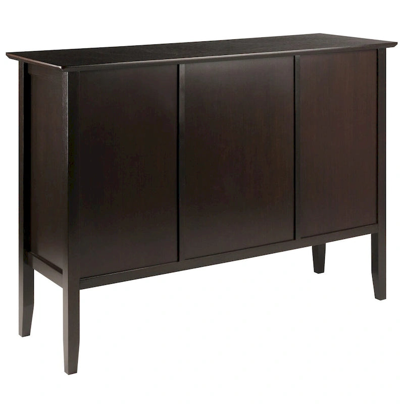 Buffet Cabinet in Coffee, 46W x 15.75D x 33.6H