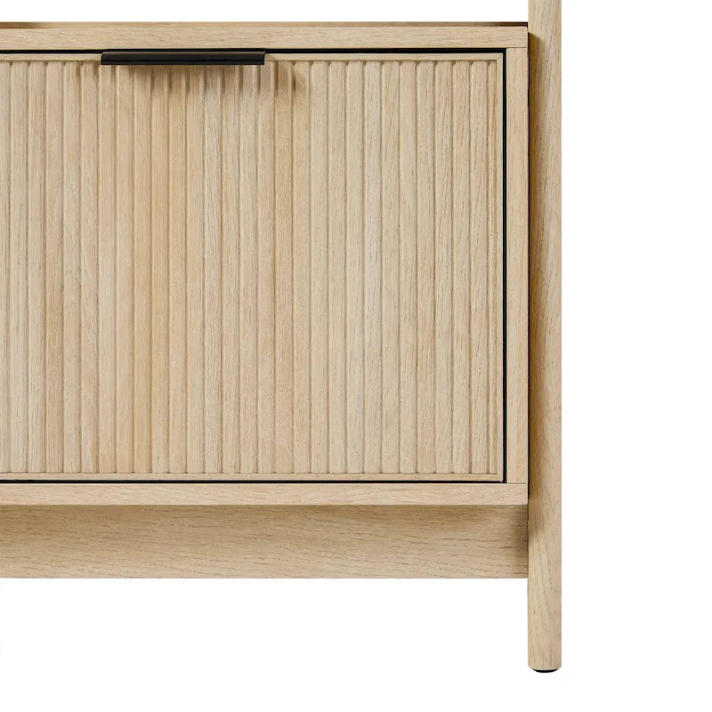 22-Inch Narrow Bookshelf with Drawer
