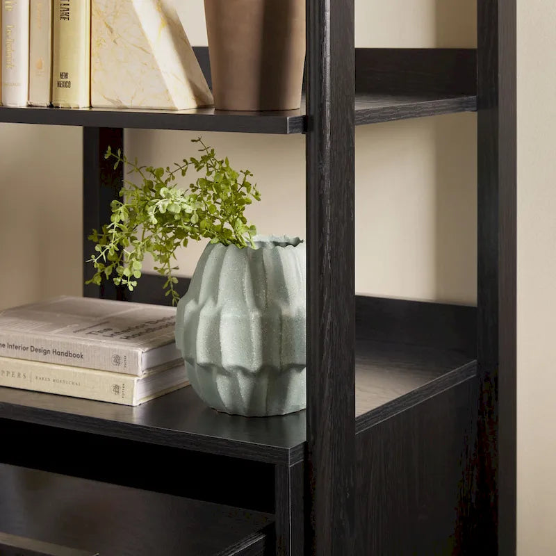22-Inch Narrow Bookshelf with Drawer
