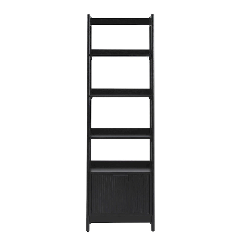 22-Inch Narrow Bookshelf with Drawer
