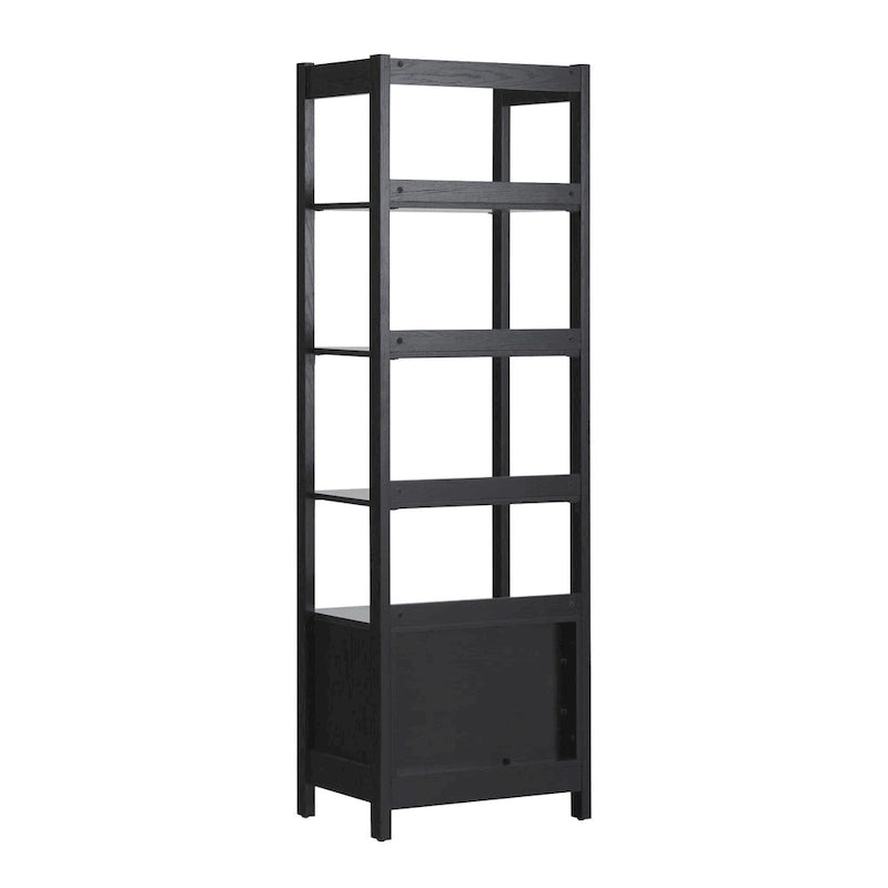 22-Inch Narrow Bookshelf with Drawer