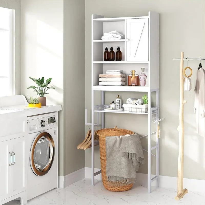 Badezimmerschrank aus Holz zur Aufbewahrung über der Toilette